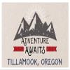 Tillamook Oregon Souvenir 2x3 Inch Fridge Magnet Adventure Awaits Design view 1