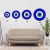 4ArtWorks Blue Evil Eye Wall Decor Hanging Ornament | 19" Diameter | Good Luck Charm | Wall Decor Amulet | Turkish Nazar Bead Decoration | Home Protection and Blessing view 3