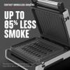 George Foreman Contact Smokeless Select a Temp. Grill, Family Size (4-6 Servings) view 4