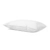AmeriDown Premier Medium Down and Feather Pillow, Ideal Support for Back Sleepers, Queen Size, White view 1