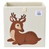 CLCROBD Foldable Animal Cube Storage Bins Fabric Toy Box/Chest/Organizer for Toddler/Kids Nursery, Playroom, 13 inch (Deer) view 1
