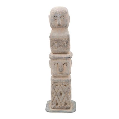 A & B Home Tribe Stacked Totem Decor