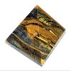 AWAKEN YOUR KUNDALINI Tigers Eye Pyramid 2 Inch Crystal Healing - Birthstone & Chakra Energy view 1