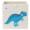 CLCROBD Foldable Animal Cube Storage Bins Fabric Toy Box/Chest/Organizer for Toddler/Kids Nursery, Playroom, 13 inch (Dino T-Rex) view 1