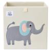 CLCROBD Foldable Animal Cube Storage Bins Fabric Toy Box/Chest/Organizer for Toddler/Kids Nursery, Playroom, 13 inch (Cute Elephant) view 1