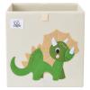 CLCROBD Foldable Animal Cube Storage Bins Fabric Toy Box/Chest/Organizer for Toddler/Kids Nursery, Playroom, 13 inch (Triceratops) view 1