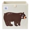 CLCROBD Foldable Animal Cube Storage Bins Fabric Toy Box/Chest/Organizer for Toddler/Kids Nursery, Playroom, 13 inch (Bear) view 1