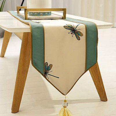 FUFU Table Runners Tea Table Runner,Table Runner Table Mat Coffee Table Cabinet Tablecloth Bed Runner Bed Towel Can be Customized for Wedding Party Holiday Decorations for Kitchen Table