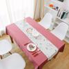 FUFU Table Runners Country Wedding Table Runner,Idyllic Flower and Bird Table Flag Fresh Long Tablecloth Coffee Table Cloth for Dining Table Home Decorations for Kitchen Table (Size : 33x180cm) view 3