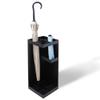 Umbrella Racks WXYZ Umbrella Stand, Creative and Simple Home Entrance Corner Umbrella Bucket, Compartments Can Be Separated to Store Long and Short Umbrellas 50x20x20cm Black and White view 1