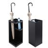 Umbrella Racks WXYZ Umbrella Stand, Creative and Simple Home Entrance Corner Umbrella Bucket, Compartments Can Be Separated to Store Long and Short Umbrellas 50x20x20cm Black and White view 2
