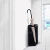 Umbrella Racks WXYZ Umbrella Stand, Creative and Simple Home Entrance Corner Umbrella Bucket, Compartments Can Be Separated to Store Long and Short Umbrellas 50x20x20cm Black and White view 3