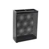 Umbrella Racks WXYZ Hollow Creative Umbrella Stand, 2 Hanging Hooks for Folding Umbrellas, Home Hotel Office Storage Rack Paper Basket 30x13x40cm Black White Gold (Color : Black1) view 2