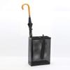 Umbrella Racks WXYZ Hollow Creative Umbrella Stand, 2 Hanging Hooks for Folding Umbrellas, Home Hotel Office Storage Rack Paper Basket 30x13x40cm Black White Gold (Color : Black1) view 4