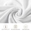 20 Pack White Spandex Folding Chair Covers in Stretch Washable Fabric for Wedding, Party,Holidays,Celebration and Other Special Events view 3