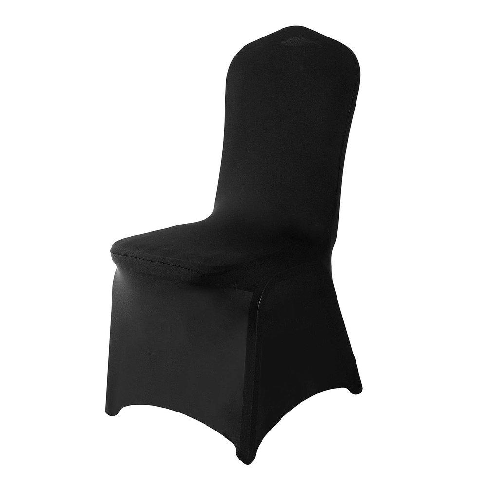20 Pack Black Spandex Chair Covers for High Back Chairs in Stretch Washable Fabric for Wedding, Party,Holidays,Celebration and Other Special Events