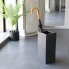 Umbrella Racks AYY Square Umbrella Stand, Free-Standing Imitation Ceramic Umbrella Holder, Long and Short Umbrella Storage Rack for Entrance Corridor, Dark Gray, 23.5x23.5x55.5cm view 2