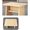 FINDYU Footstool, Lightweight Compact Footrest Bedroom Living Room Sturdy Non-Slip Hallway Change Shoes Pouffe Stool (Color : Beige, Size : S) view 4