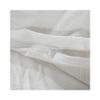 F.Y.Dreams 100% Washed Cotton Duvet Cover for Weighted Blanket 80x87 inches with 16 Ties, Zipper on Long Side/White/Just Duvet Cover view 4