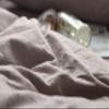 F.Y.Dreams 100% Washed Cotton Duvet Cover for Weighted Blanket 80x87 inches with 16 Ties, Zipper on Long Side/Purple Bean Paste/Just Duvet Cover view 3