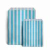 14 Plastic Sweet Jars, 7 Styles, 2 Tongs and 50 Bags. Ideal for Party, Wedding, Sweet Table, Candy Buffet (Aqua Candy Stripe Bags) view 3