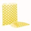 14 Plastic Sweet Jars, 7 Styles, 2 Tongs and 50 Bags. Ideal for Party, Wedding, Sweet Table, Candy Buffet (Yellow Polka Dot Bags) view 3
