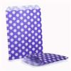 14 Plastic Sweet Jars, 7 Styles, 2 Tongs and 50 Bags. Ideal for Party, Wedding, Sweet Table, Candy Buffet (Purple Polka Dot Bags) view 3