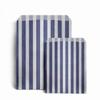 14 Plastic Sweet Jars, 7 Styles, 2 Tongs and 50 Bags. Ideal for Party, Wedding, Sweet Table, Candy Buffet (Dark Blue Candy Stripe Bags) view 3