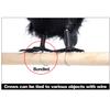 4 Pack Halloween Black Crows, Halloween Ravens Decor, Halloween Decoration Fake Bird, Halloween Ravens Dcor Props view 3