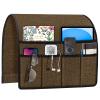 Joywell Couch Organizer Caddy Remote Control Holder for Recliner Armrest Organizer Non Slip Sofa Armchair Caddie with 6 Pocket Storage for Magazine, Tablet, Phone, iPad, Coffee view 1