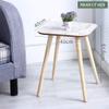 KXMYT Wooden Coffee Side Tables, Modern Square Living Room End Tables Sofa Small Snack Table for Office Furniture,40X51.5CM,Multi Colored view 2