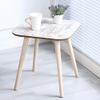KXMYT Wooden Coffee Side Tables, Modern Square Living Room End Tables Sofa Small Snack Table for Office Furniture,40X51.5CM,Multi Colored view 3