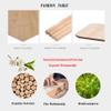 KXMYT Wooden Coffee Side Tables, Modern Square Living Room End Tables Sofa Small Snack Table for Office Furniture,40X51.5CM,Multi Colored view 4