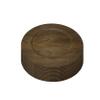 UKN 12 Piece 13 Inch Wooden Skin Chargers Brown Round view 1