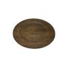UKN 12 Piece 13 Inch Wooden Skin Chargers Brown Round view 2
