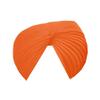 Drops Golden Sikh Turban Cotton Full Voile Patka Pagri Dastar Fabric kesari/Saffron 5 Meter view 3