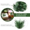 BESTOYARD 24Pcs Christmas Pine Needles Artificial Pine Branches Twigs Stems Picks Green Plants Needles for DIY Garland Wreath Christmas Embellishing Decoration 7X5CM view 2