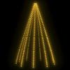 vidaXL 13,1 ft Christmas Tree Light, 400 LED Waterfall Lights for Tree Topper, Christmas String Lights, Christmas Lights for Indoor/Outdoor Decor, Warm White, Without Star Topper view 4