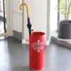 Umbrella Racks WXYZ Red Wrought Iron Umbrella Stand, Japanese Fashion Household Umbrella Bucket Waterproof and Rustproof, Multifunctional Umbrella Storage Rack 22x47cm view 3
