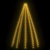 vidaXL 9,84 ft Christmas Tree Light, 300 LED Waterfall Lights for Tree Topper, Christmas String Lights, Christmas Lights for Indoor/Outdoor Decor, Warm White, Without Star Topper view 4