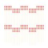 100pcs Natural Bamboo Skewers Disposable Fruit Picks for Parties Lightweight Bbq Skewers Portable Appetizer Sticks Tableware Essentials view 1