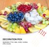 100pcs Natural Bamboo Skewers Disposable Fruit Picks for Parties Lightweight Bbq Skewers Portable Appetizer Sticks Tableware Essentials view 4