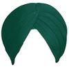 Drops Golden Sikh Turban Cotton Full Voile Patka Pagri Dastar Fabric Green 5 Meter view 2