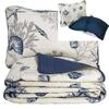 Brandream 5-Piece Seashell Beach Bedding Quilt Set Nautical Beach Bedspread Coverlet Set King Size view 1