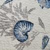 Brandream 5-Piece Seashell Beach Bedding Quilt Set Nautical Beach Bedspread Coverlet Set King Size view 4
