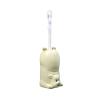 Creative Piggy Toilet Brush Bathroom Soft Bristled Toilet Brush Set Detachable Ceramic Long Handle Toilet Bowl Brush (Color : Yellow) view 1
