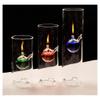Adsled Clear Glass Oil Light Borosilicate Includes Bliss Suspended Hurricane Candle Holder Sleeve Paraffin Lamp 22CM view 3