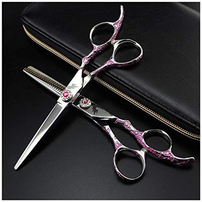 Hairdresser Scissors Set, 6.0 inch Professional Barber Hair Cutting Scissors and Texturizing/Thinning Shears - Perfect for Hair Stylist or Family Use