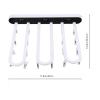 1pc Socks Drying Rack Multifunctional Household Clothes Hanger for Towel Scarf and Items Easy to Install Design view 2