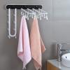 1pc Socks Drying Rack Multifunctional Household Clothes Hanger for Towel Scarf and Items Easy to Install Design view 4